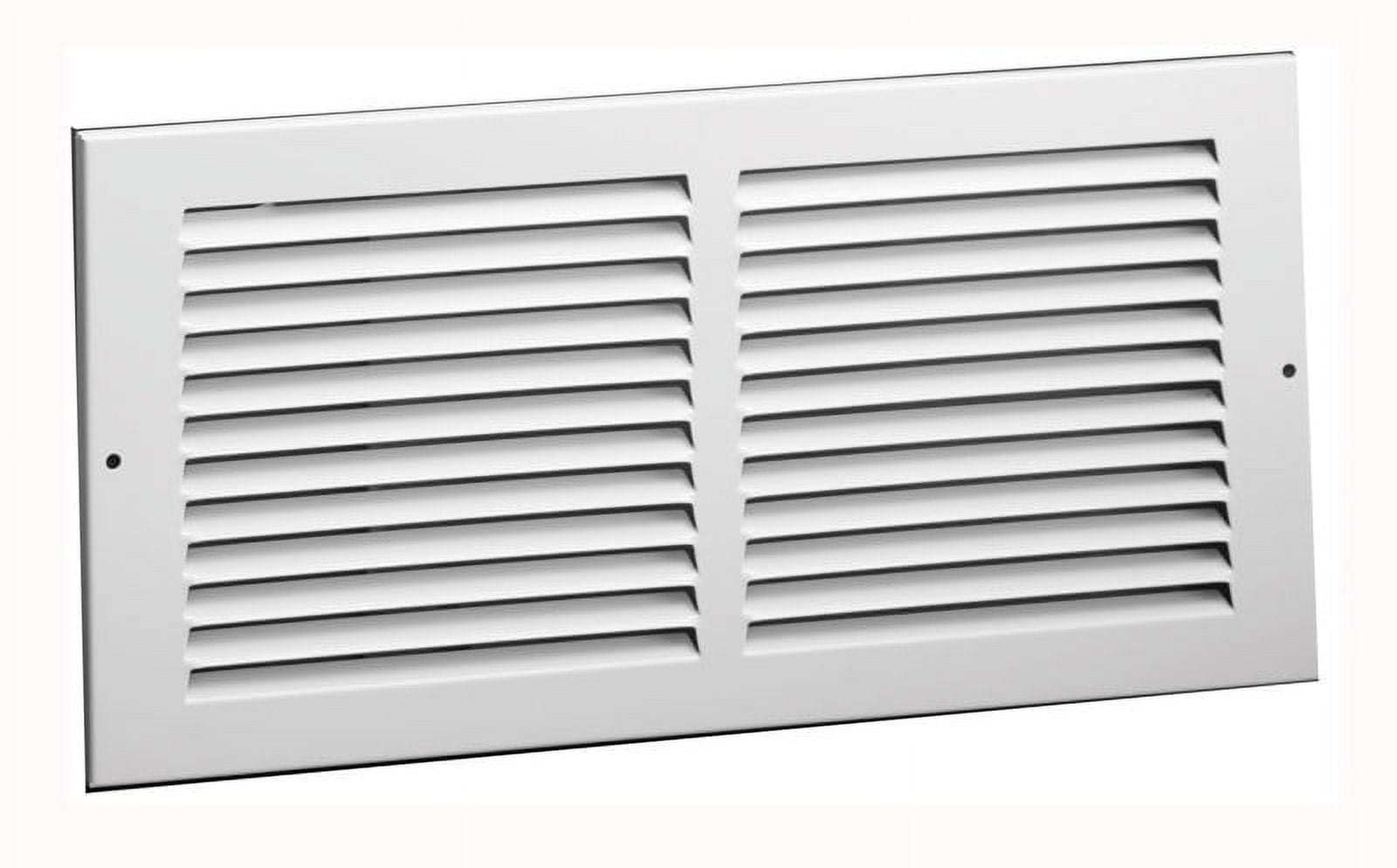 Tru Aire 8x10 White Powder Coat Steel Return Air Grille
