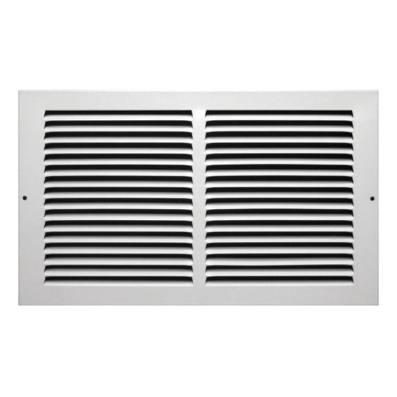 True Aire Return Air Grille 14 " X 8 " White Powder Coated