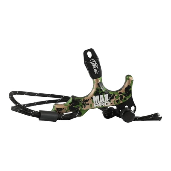 T.R.U. Ball Max Pro Plus 4 Finger Thumb Release, Camo, 360 Rotating Head, Customizable Sensitivity, Lanyard Included (TMPP-CA)