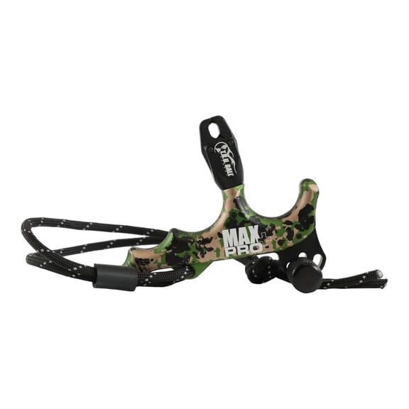 T.R.U. Ball Max Pro Plus 4 Finger Thumb Release, Camo, 360 Rotating Head, Customizable Sensitivity, Lanyard Included (TMPP-CA)