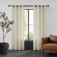 thumbnail image 1 of Tru Barrier SHEERBARRIER 100% Polyester Privacy 2-Piece 52 x 95 Panel Pair in Ivory, All Season, Adult and Teen Sizes, OEKO-TEX Certified, 1 of 5