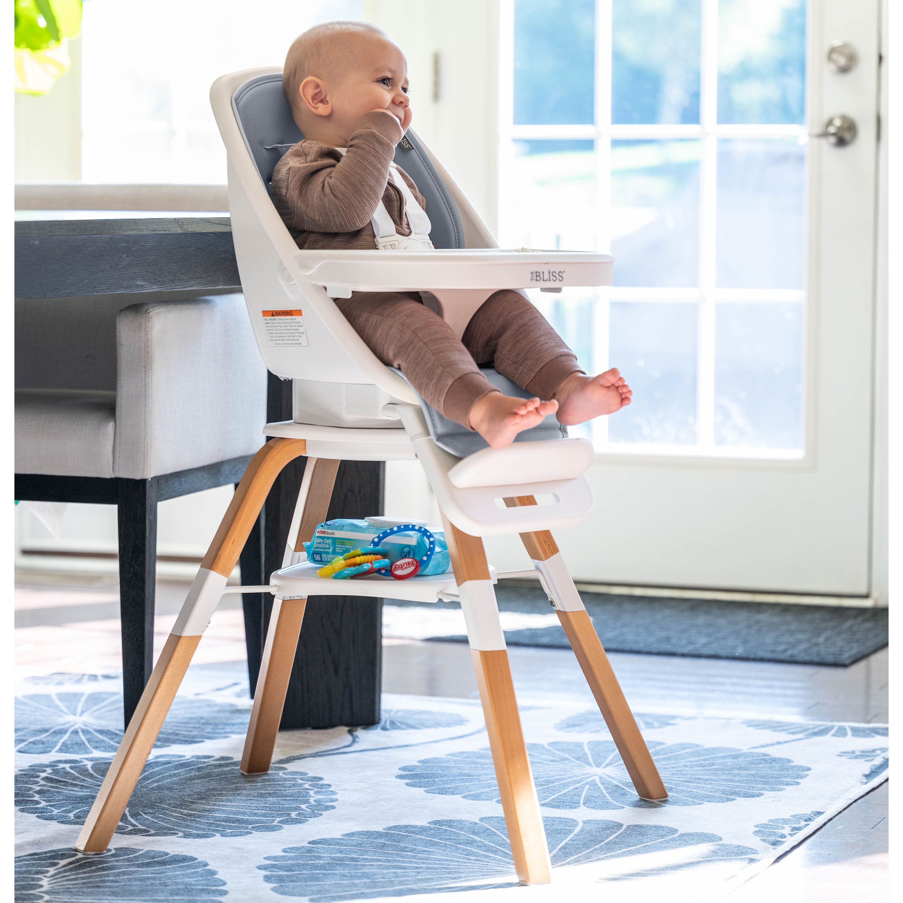 Tru Bliss 2 in 1 Turn A Tot High Chair Earl Gray