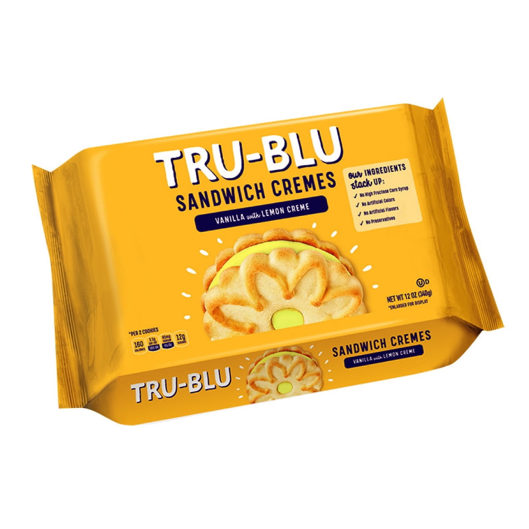 Tru Blu Lemon Cookie, 12 oz, Pack of 6