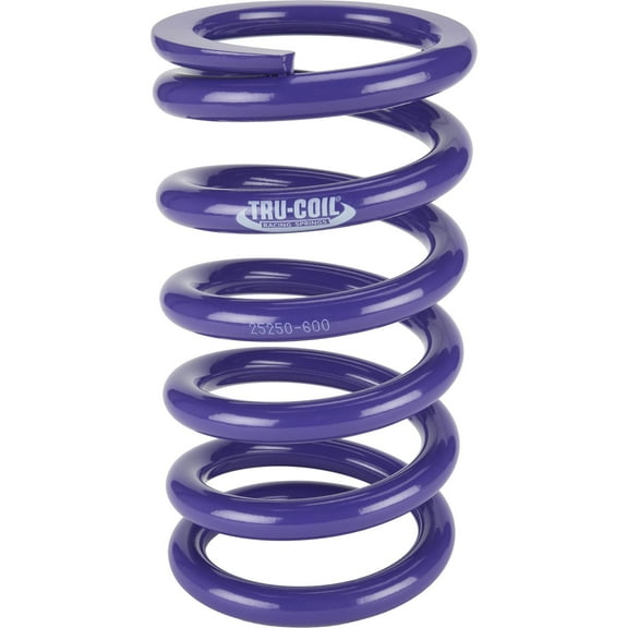 Tru-Coil 5 x 9.5 Oval Track Racing Front Spring, 600 lb Rate