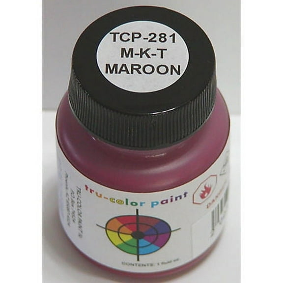 Tru-Color Paint MKT Maroon 1oz TUP281 Power Tools Misc