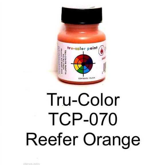 Tru-Color Paint TCP070 1 oz Reefer Paint Bottle, Orange