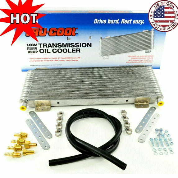 Tru Cool Max 40,000 GVW Transmission Oil Cooler Low Pressure Drop (OC-4739-1) FR