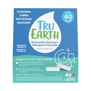 Tru Earth Dishwasher Detergent Tablets | Eco Friendly Alternative to Liquid Pods | 40 Tablets | Fragrance-Free