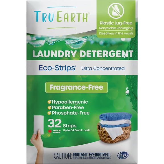 Tru Earth Eco-Strips Laundry Detergent - Pack of 8