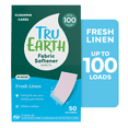 thumbnail image 1 of Tru Earth In-Wash Fabric Softener Sheets - Fresh Linen - 50 Count, 100 Loads, 1 of 9