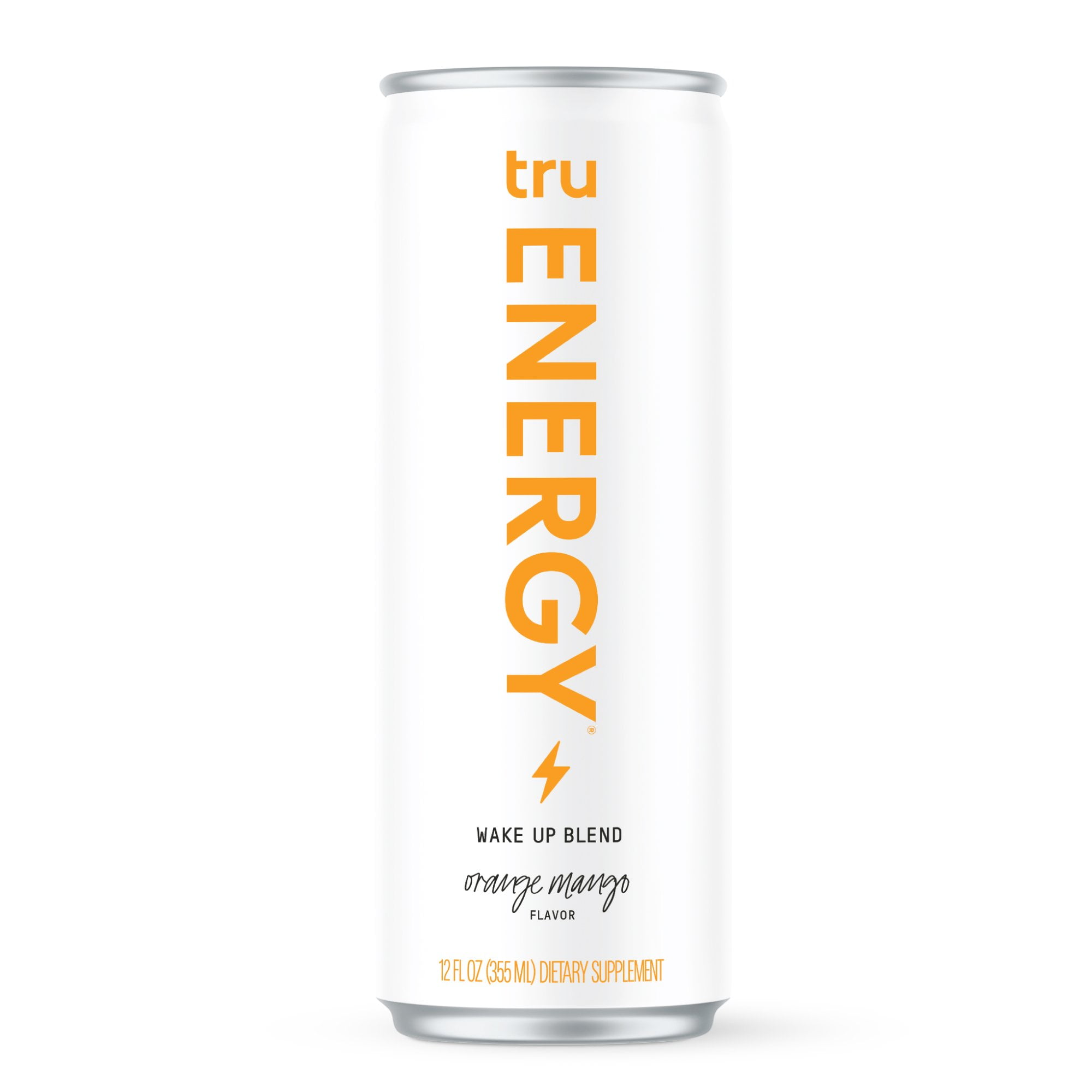 Tru Energy Caffeinated Sparkling Water, Orange Mango, 12oz - Walmart.com