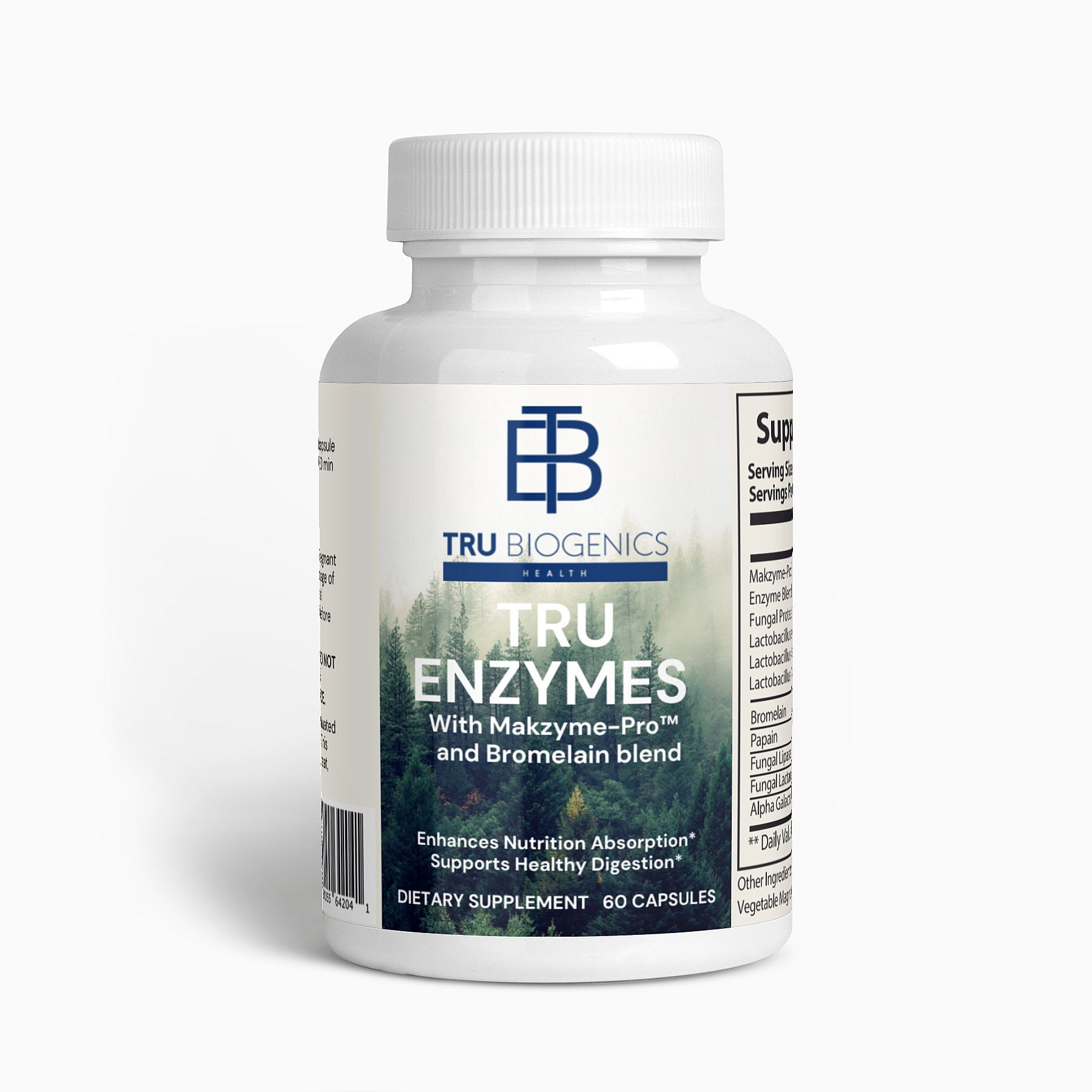 Tru EnzymesHigh Quality Broad Spectrum Digestive Enzymes