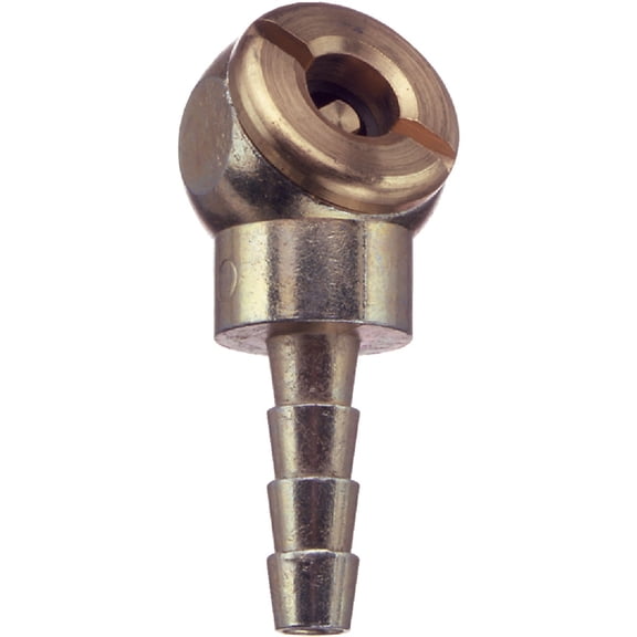 Plews & Edelmann Combination Air Chuck with 1/4" ID Hose Barb - 1/4"