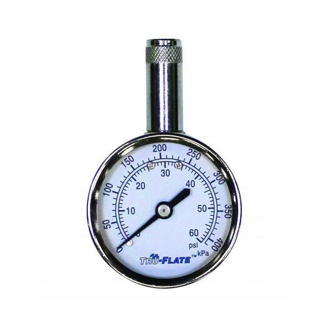 TruFlate 17561 060 PSI Dial Tire Gauge with