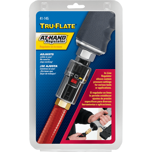 Tru-Flate Inline At-Hand Pressure Regulator - Pack of 2 Residential Use, Standard Application