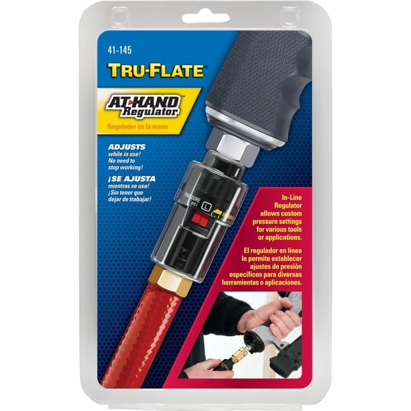 Tru-Flate Inline At-Hand Pressure Regulator - Pack of 4