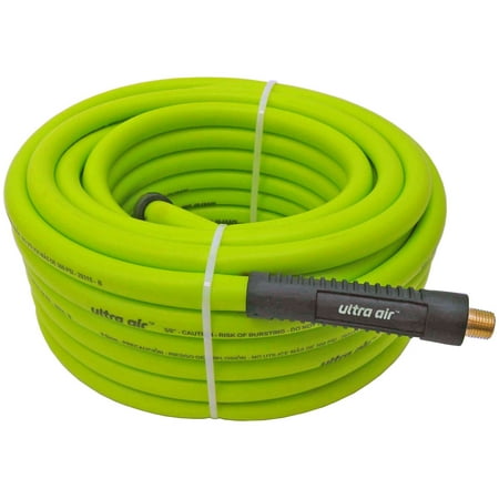product image of Tru-Flate PVC Air Hose - Flexzilla green - 1/2" x 50 ft - Hybrid Blend - 300 psi working pressure, 1 each, sold by each