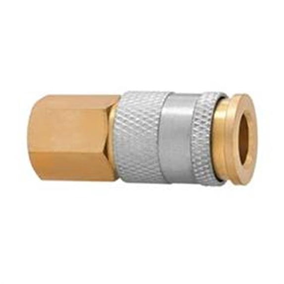 Tru-Flate T2F-C90 0.25 in. Female NPT x 0.25 in. Female NPT Coupler Fitting