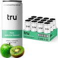 Tru Focus Seltzer, Sparkling Water with Apple Kiwi, Yerba Mate, L ...