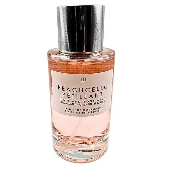 Tru Fragance Peachcello Ptillant Hair & Body Mist - 3.4 FL OZ (100ml) | Refreshing Peach, Citrus & Floral Fragrance | Vegan, Cruelty-Free, Unisex Scent for Women & Men