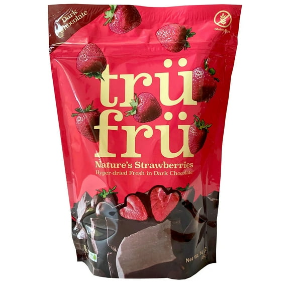 Tru Fru Dark Chocolate Covered Strawberries (16 Ounce)