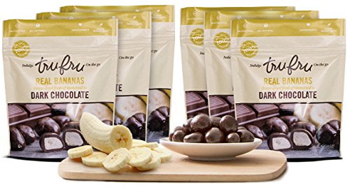 Tru Fru Real Bananas Hyper-Dried Fresh & Immersed in Dark Chocolate ...