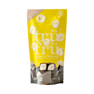 Tru Fru Grab & Go Hyper-Dried Real Bananas in Dark Chocolate (2.3 oz)