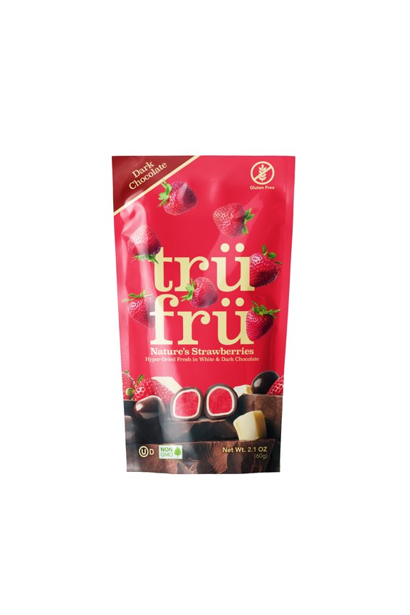 Grab & Go Hyper-Dried Real Strawberries in Dark Chocolate (2.1 oz)