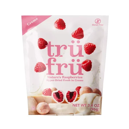 Tru Fru Hyper-Dried Rasberries and Creme Bits 3.4oz