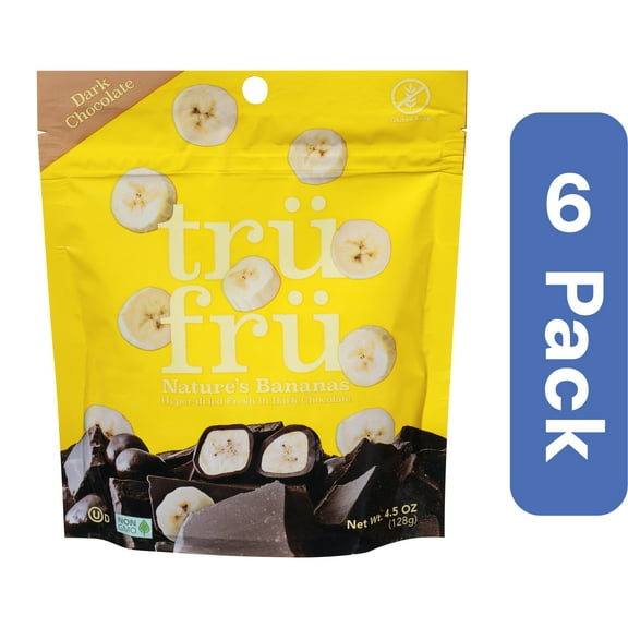 Tru Fru Indulge On The Go Nature's Bananas Hyp 4.5 oz (Pack Of 6)