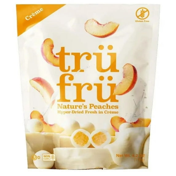 Tru Fru Nature's Hyper-Dried Peaches & Creme 4.2 oz (Pack of 48)