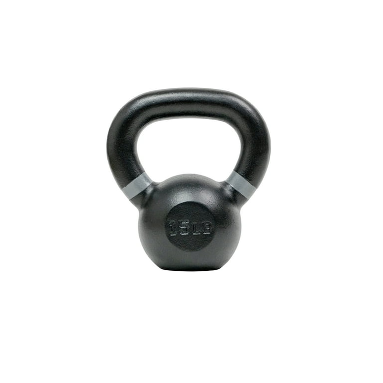bassin seksuel fodspor Tru Grit Fitness 15 lb Cast Iron Kettlebell Weight - Walmart.com