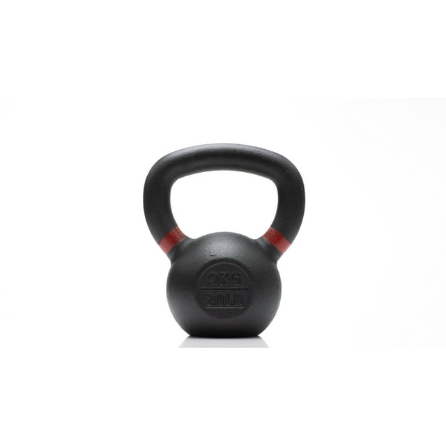 Tru Grit Fitness 20 lb Cast Iron Kettlebell Weight
