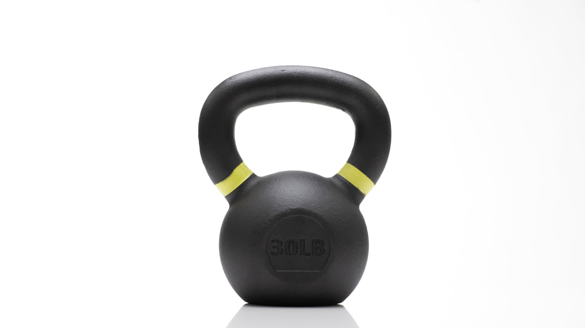 Tru Grit Fitness 30 lb Cast Iron Kettlebell Weight