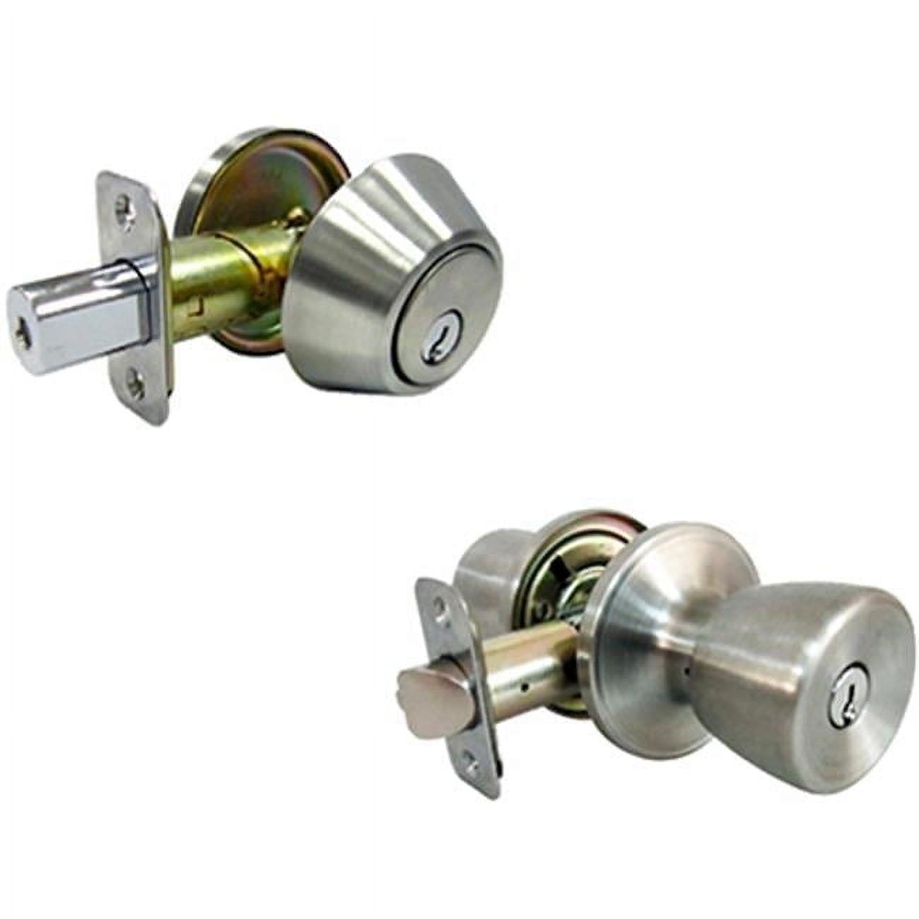 Tru-Guard Combination Lockset - Stainless Steel - Walmart.com