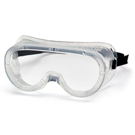 Tru-Guard G201T-TV Clear Perforated Anti-Fog Impact Safety Goggles - Quantity of 6