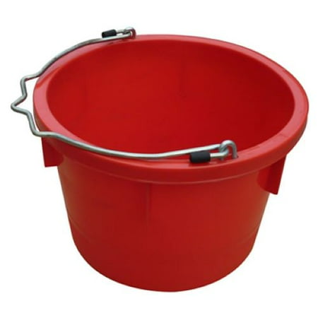 Tru-Guard MR8QP/UB-RED 8 Quart Red Resin Utility Bucket - Quantity of 5