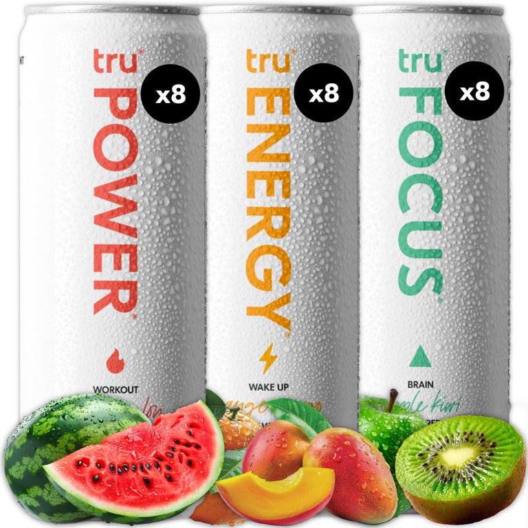Tru Performance Seltzer, Variety Flavored Sparkling Water Made