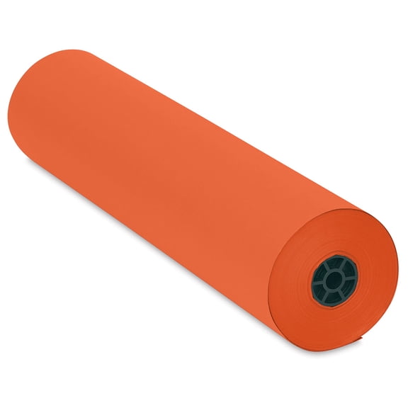 Tru-Ray Art Paper Roll, Orange, 36" x 500', 1 Roll