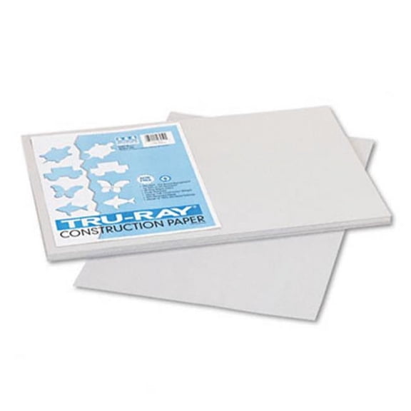 Tru-Ray Construction Paper - Gray - 12 x 18 - 50 Sheets/Pack