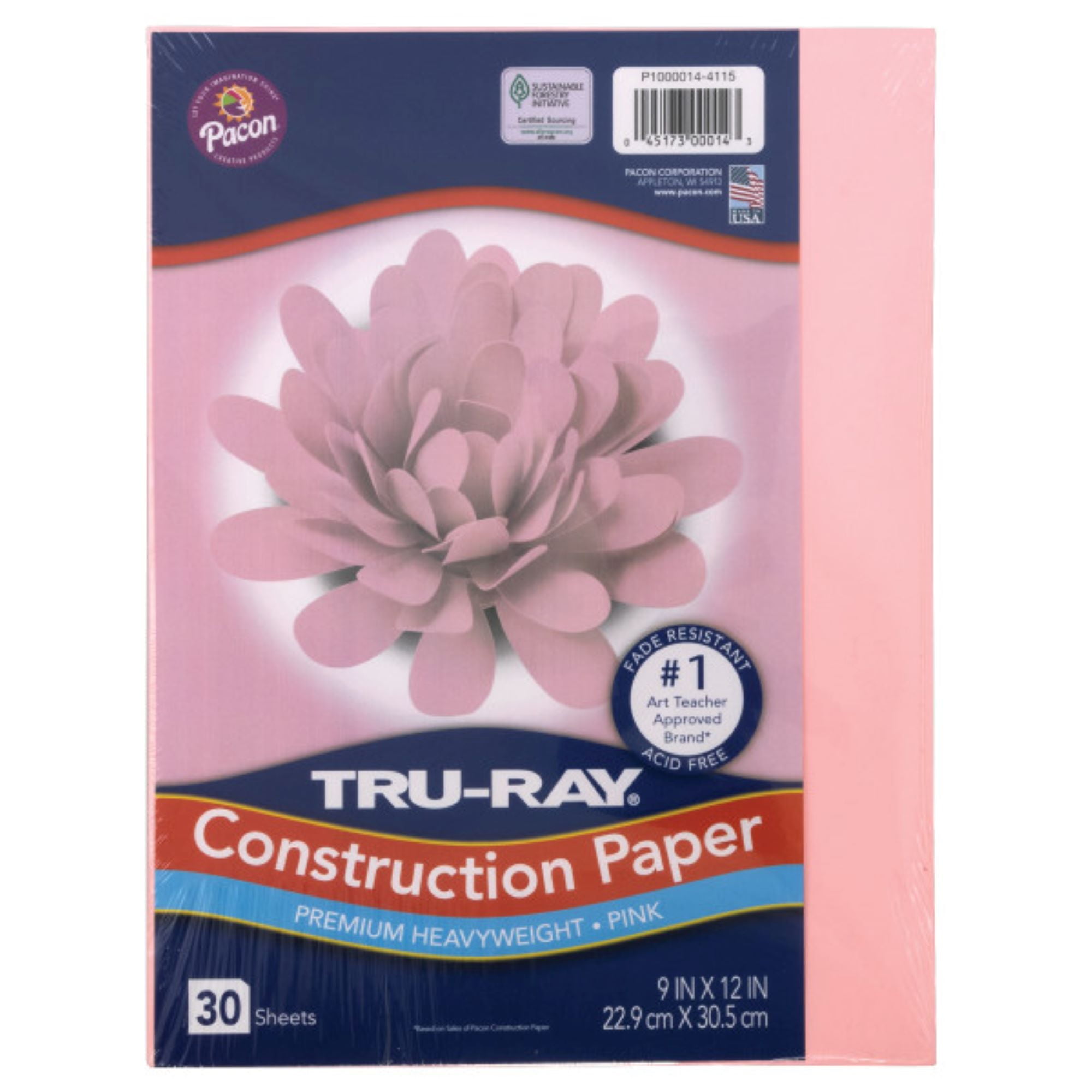 Tru Ray Construction Paper 50percent Recycled 9 x 12 Yellow Pack Of 50 -  Office Depot