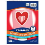 Tru-Ray® Construction Paper, Valentine Assortment, 9" x 12", 150 Sheets