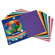Tru-Ray Construction Paper, Assorted Colors, 12” x 18”, 50 Sheets