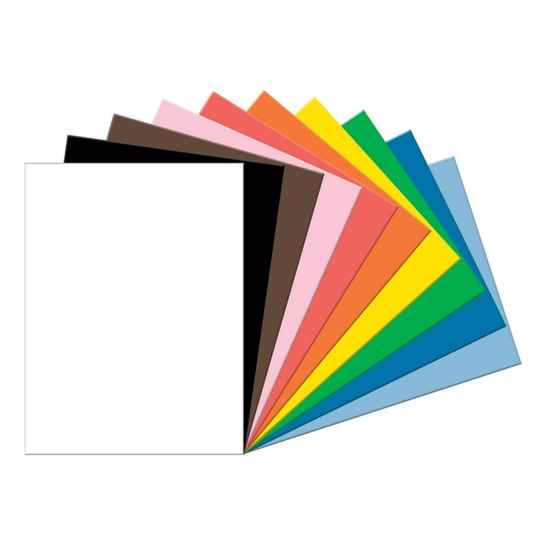 Tru Ray Sulphite Construction Paper 18 x 24 Inches Assorted Colors Pack of 50