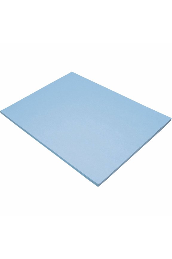 Tru-Ray Construction Paper - Project, Bulletin Board - 24"Width X 18"Length - Sky Blue - Sulphite