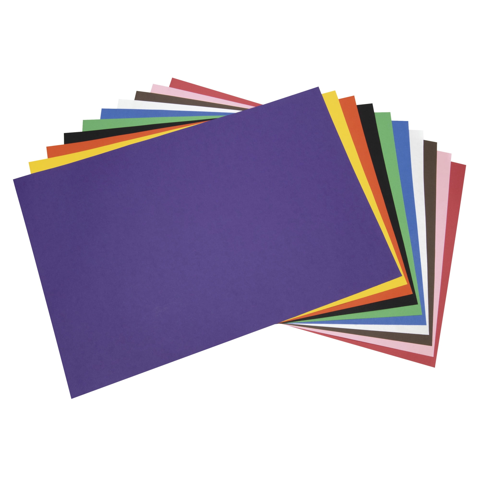 Tru Ray Construction Paper 50percent Recycled Assorted Colors 9 x