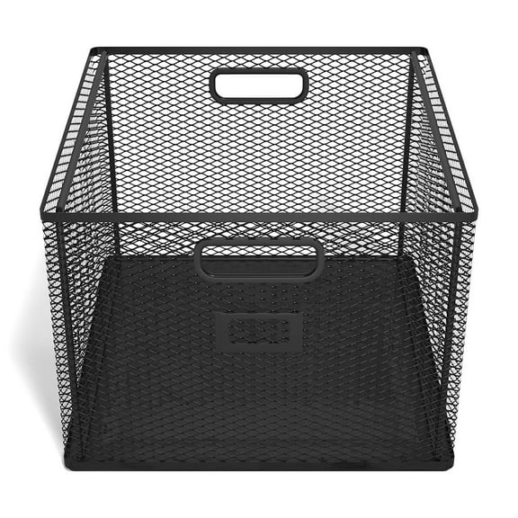 Staples TRU RED Wire Mesh File Organizer Matte Black (TR57549) TR57549-CC