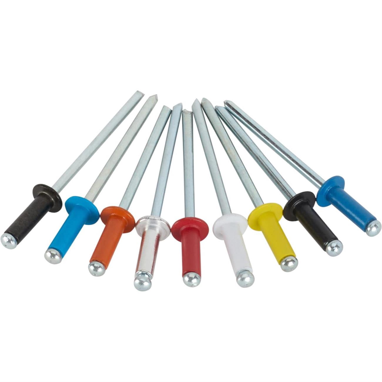 Tru Rivet 1/8 Small Head, Blue, Aluminum, Box of 250 - Walmart.com