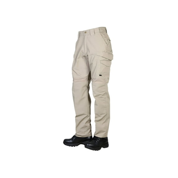 TRU-SPEC Rip-Stop Pro Flex Unhemmed Pants - Men's, Khaki, Waist 50, Unhemmed, 14