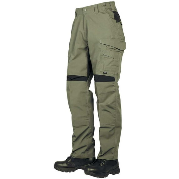 Tru-Spec 1487 24-7 Pro Flex Tactical Cargo Pants, Ranger Green/Black